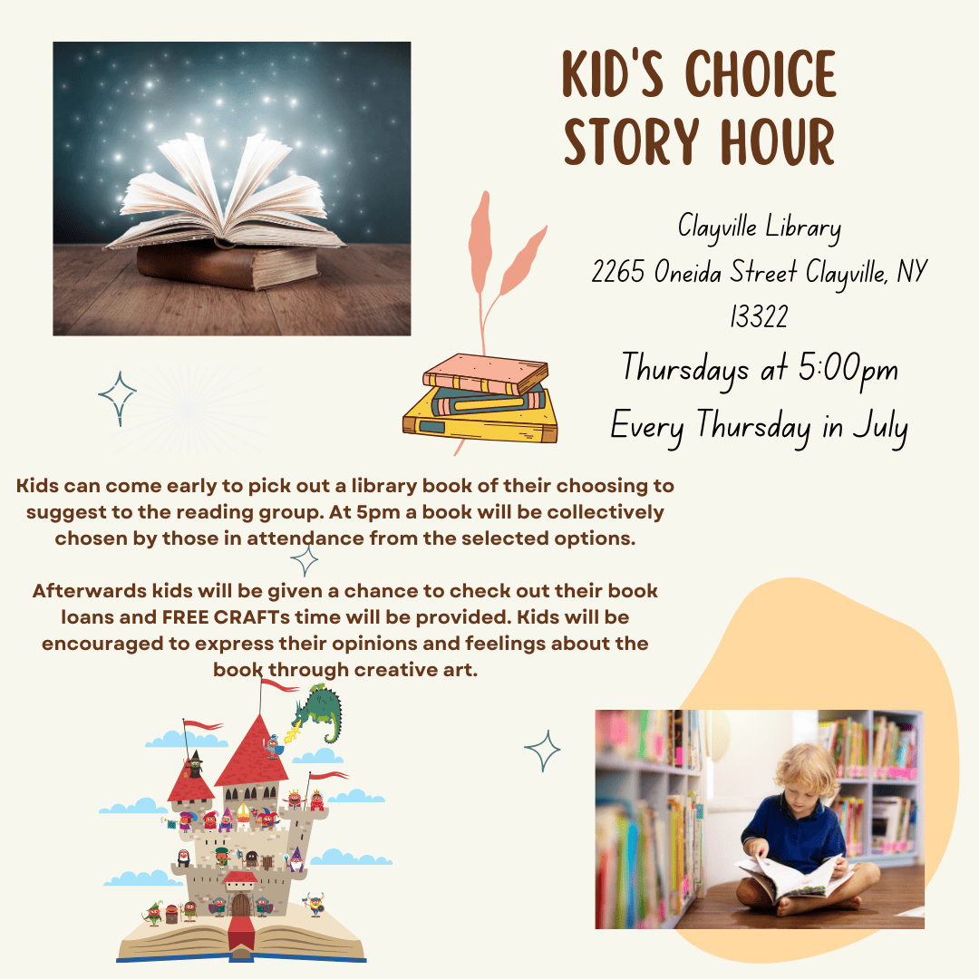 Clayville Library Association Library site